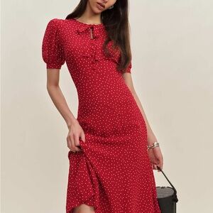 Reformation Delia Dress Size 4 ASO Nara Smith